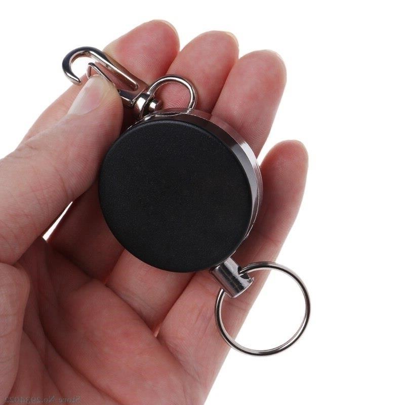 Lot De 5 Rétracteurs Fishing Zinger - Longueur Max 76cm, Clip Rotatif 360°, Pour Pêche, Randonnée, Escalade